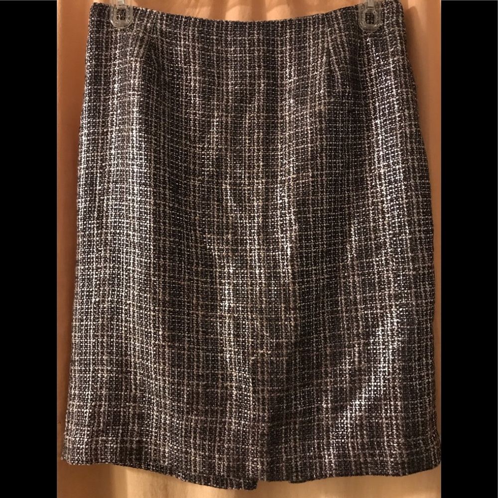 Gold and silver knee length Liz Claiborne